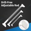 SteelyStang™ – Adjustable, drill-free Curtain and Shower rod
