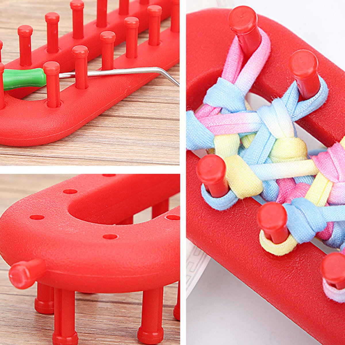 Woooly™ – Portable Needle-free knitting Frame Set