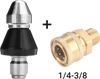 1+1 Free | NozzleTurbo™ – High-Pressure Nozzle for Drain and Pipe Cleaning