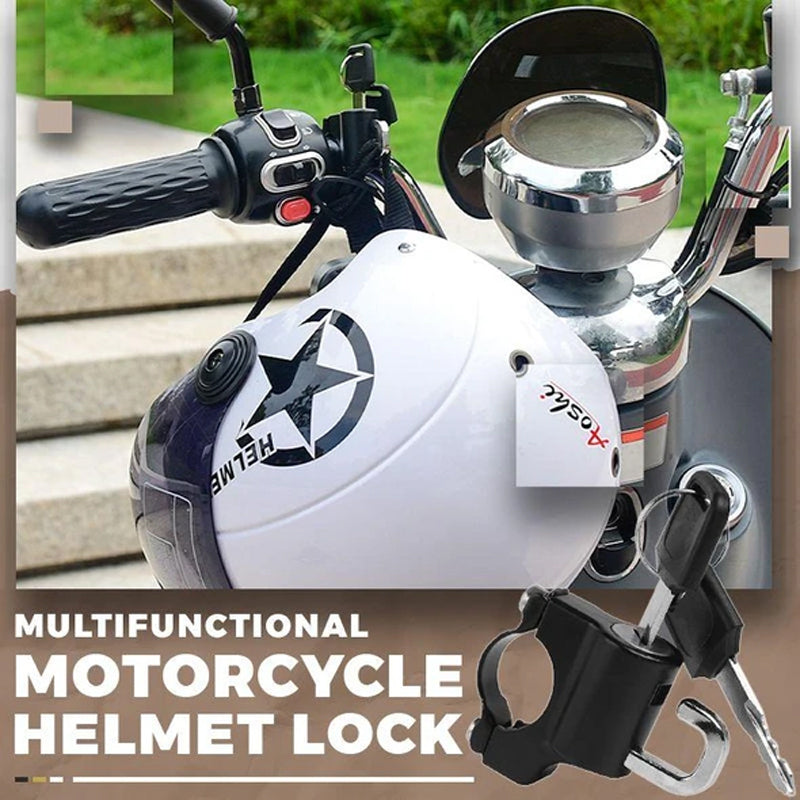 1+1 Free | LockHelmy™ – Motorcycle Helmet lock with Theft Protection