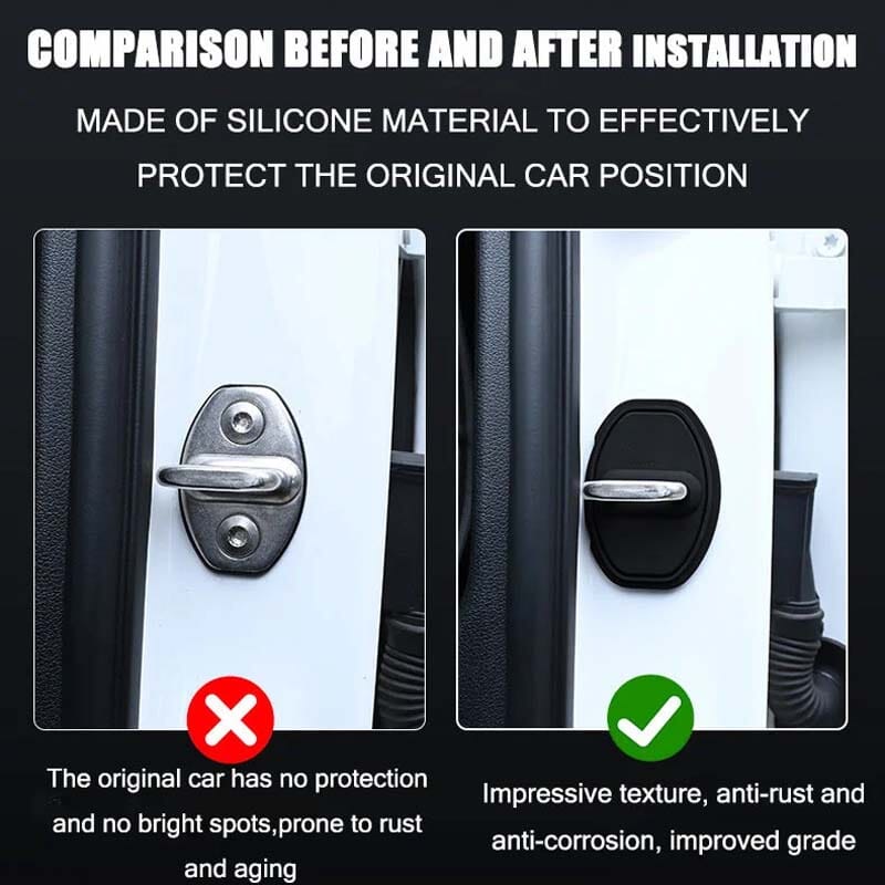 GuardLatch™ – High-quality Silicone Covers for Car door Locks to Protect