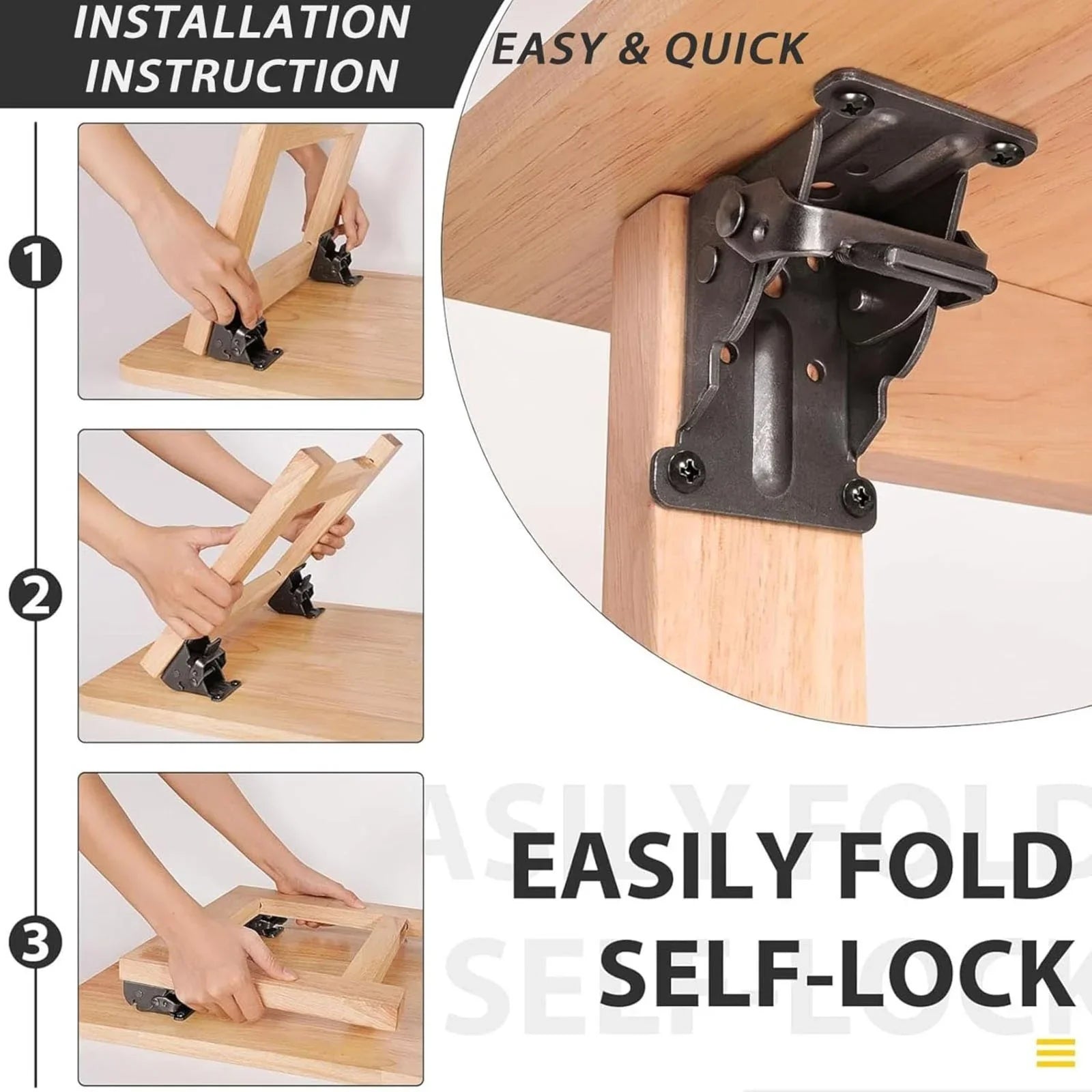 FoldLocker™ – Foldable Hinges with Locking Mechanism
