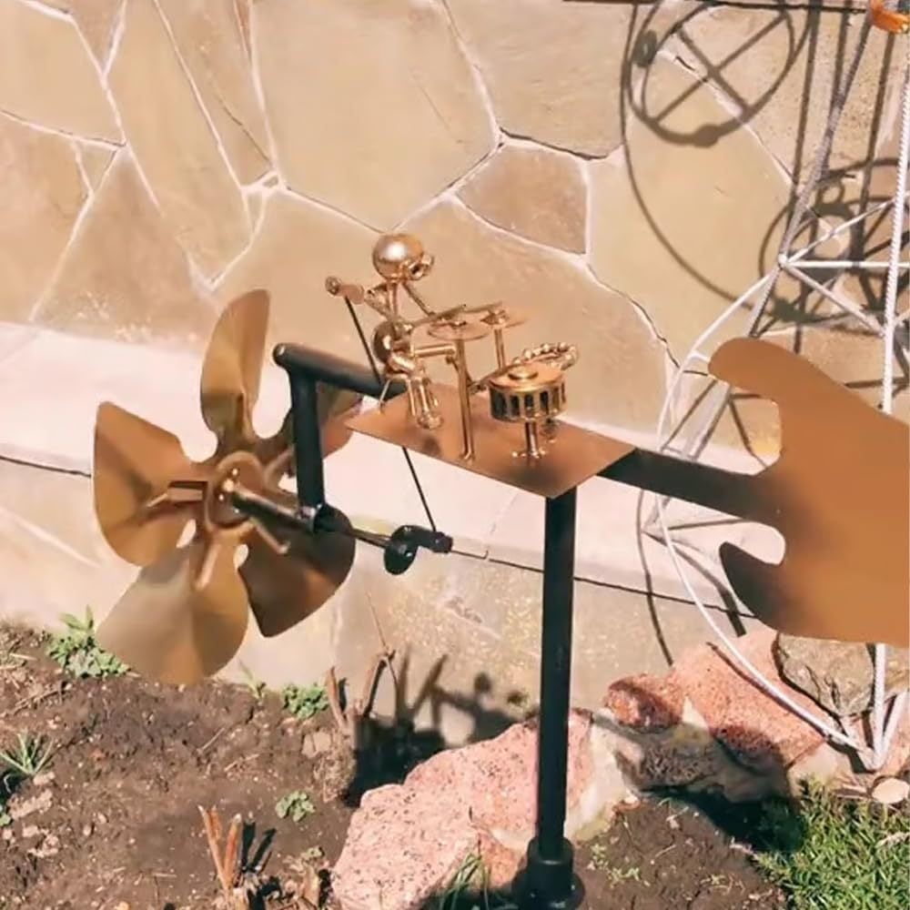 MetalDrum™ – Wind-powered Rock band Garden Spinner