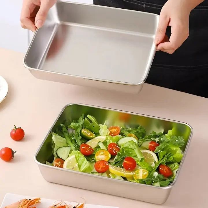 2+1 Free | StorageSteel™ - Microwavable Containers with Lids