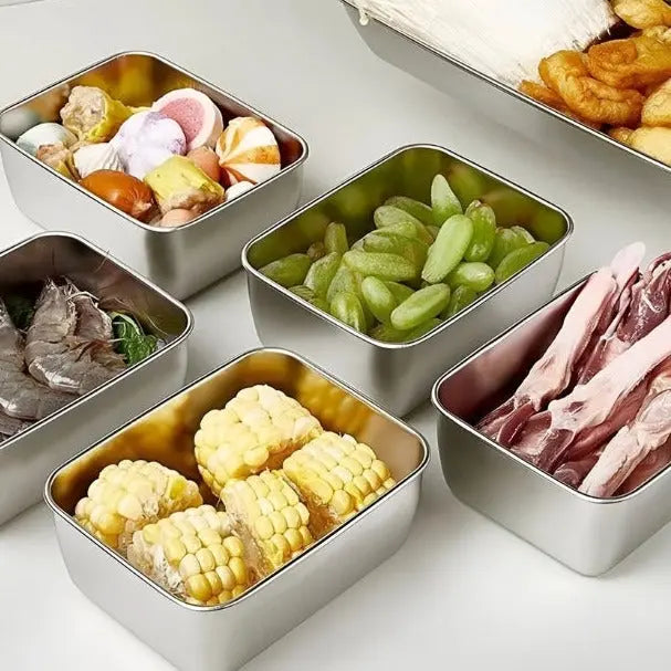 2+1 Free | StorageSteel™ - Microwavable Containers with Lids