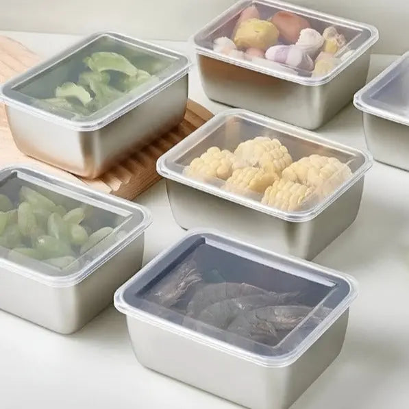 2+1 Free | StorageSteel™ - Microwavable Containers with Lids