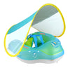 AquaFloaty™ – Baby Swim ring with Sun Canopy, Portable and Easy to inflate