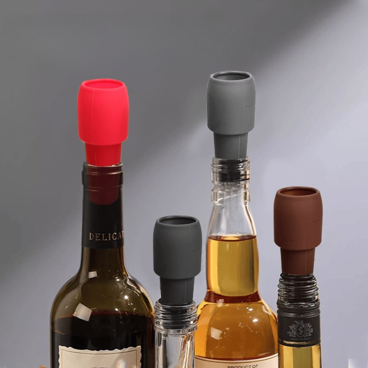 AromaClosure™ – Reusable Silicone Wine Bottle Stoppers