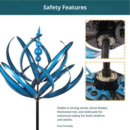 BreezeLotus™ – Garden Windmill