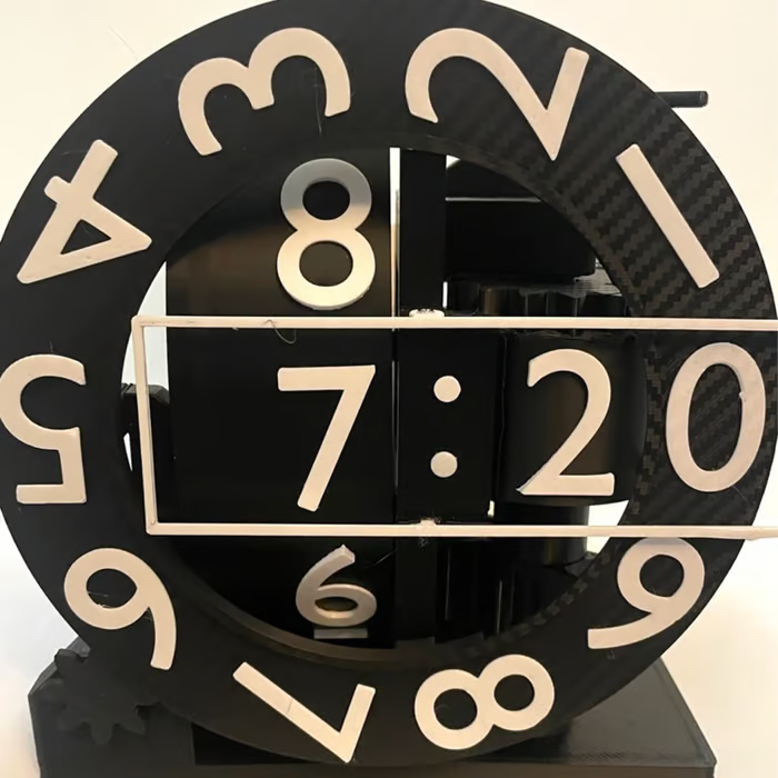 TriaxClock™ – Retro triple-axis numeric clock