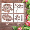 PaintBlossom™ – Flower Wall Stencil Set