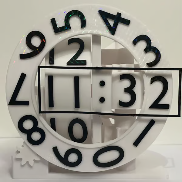 TriaxClock™ – Retro triple-axis numeric clock