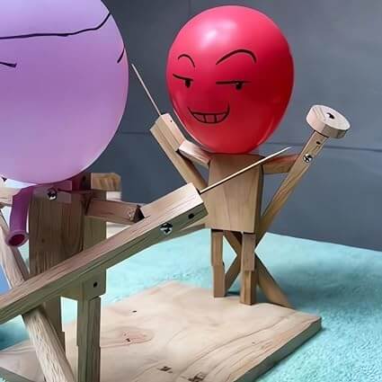 ScreenPuppets™ - Handmade from wood