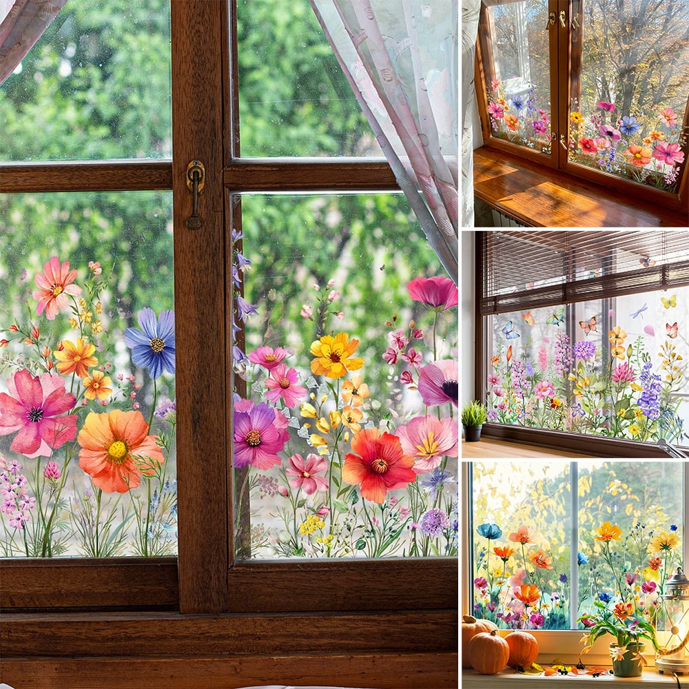 1+1 Free | FlowerSticky™ - Window Sticker