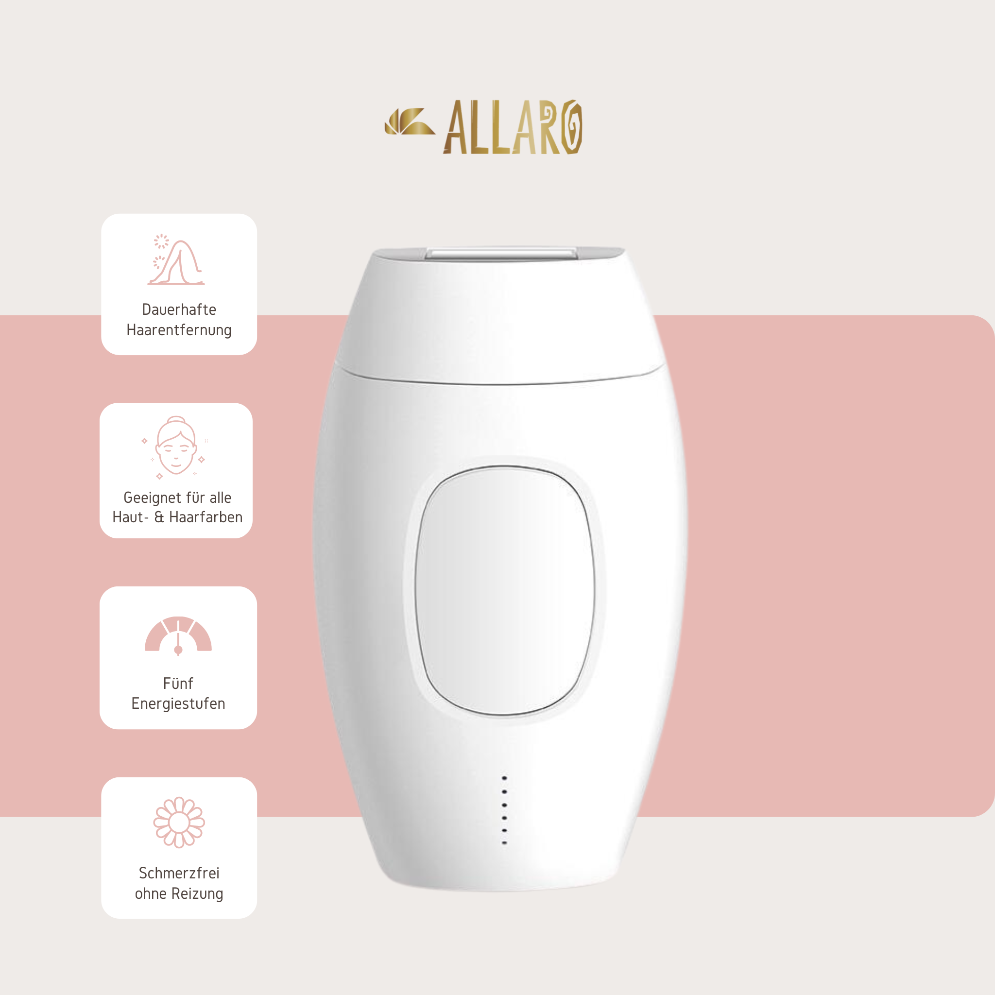 Laser-Hairaser™ - Sustainable hair removal with gentle laser beams