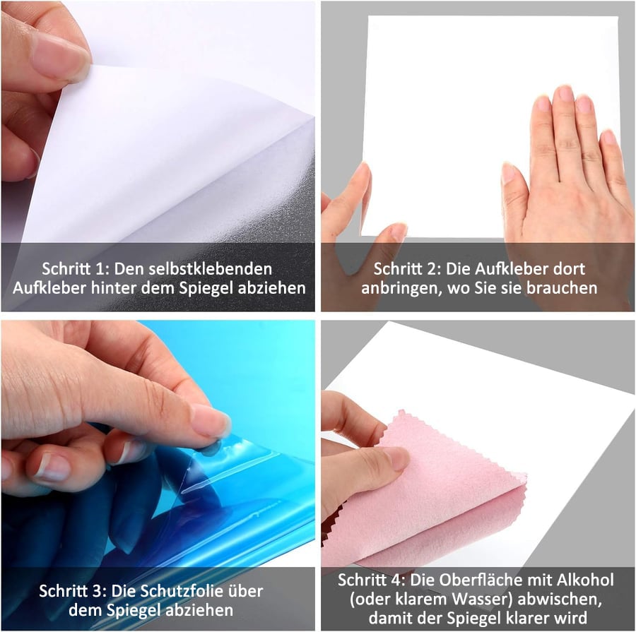 FlexiMirror™ – Flexible, Shatterproof Mirror Film