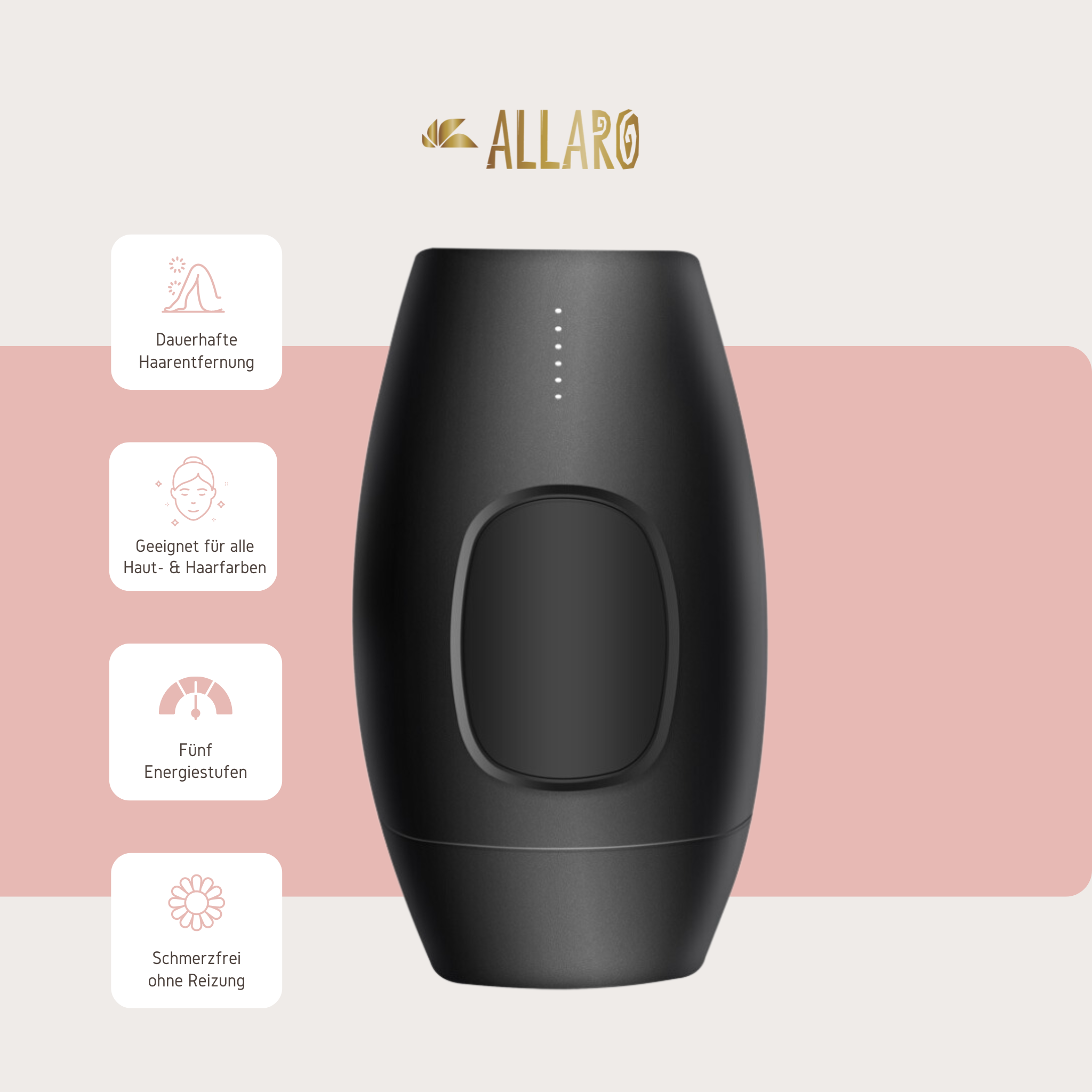 Laser-Hairaser™ - Sustainable hair removal with gentle laser beams