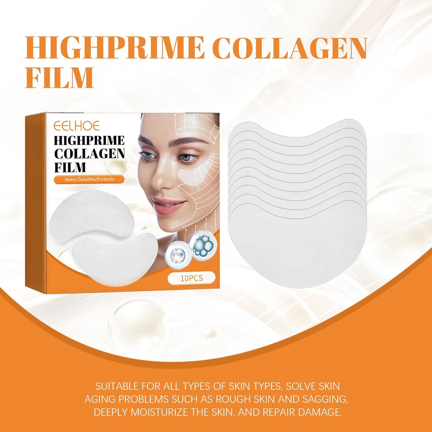 1+1 Free | RenewYouth™ – Soluble Collagen Face Mask, Anti-Aging Moisturizing Mask