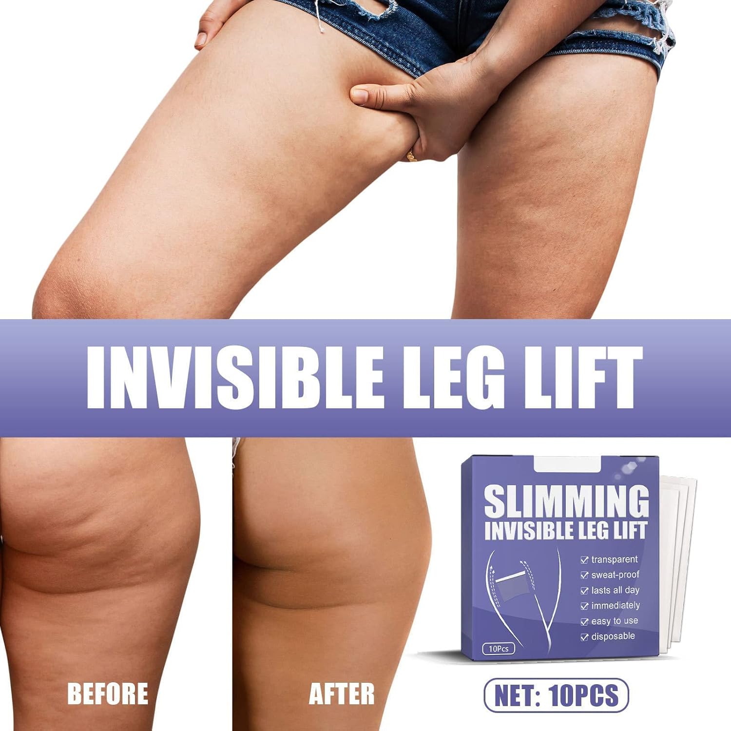 1+1 Free | LiftThigh™ – Invisible Skin Tightening Patches