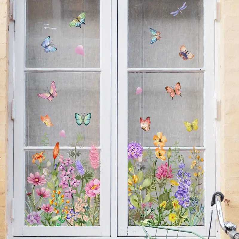 1+1 Free | FlowerSticky™ - Window Sticker