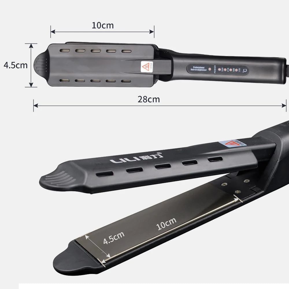 IronGlammer™ – 3-in-1 Hair straightener with Ceramic Styling brush