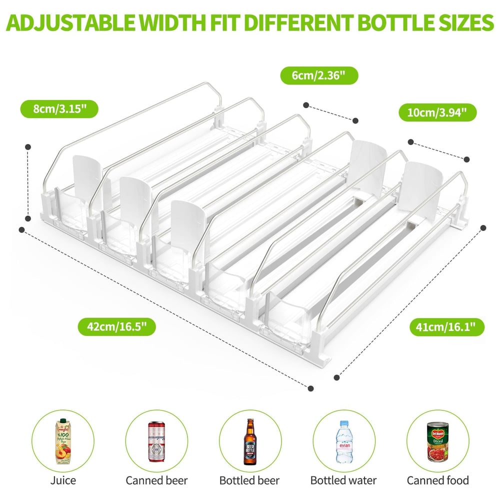 FridgeOrganizer™ – Pull-out Drink Compartment