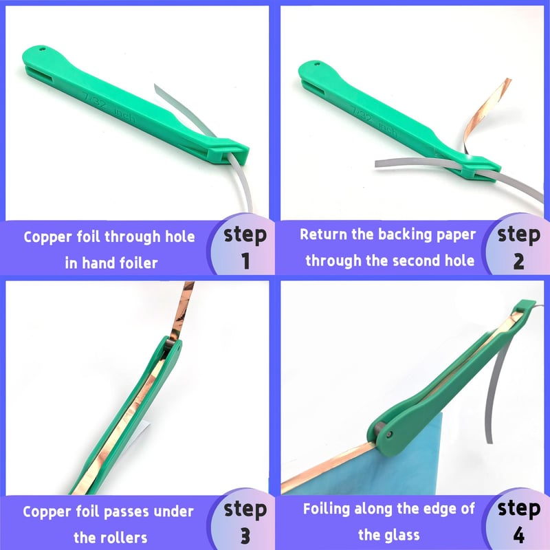 EasyFoilEdge™ – Handheld device for Foiling Glass
