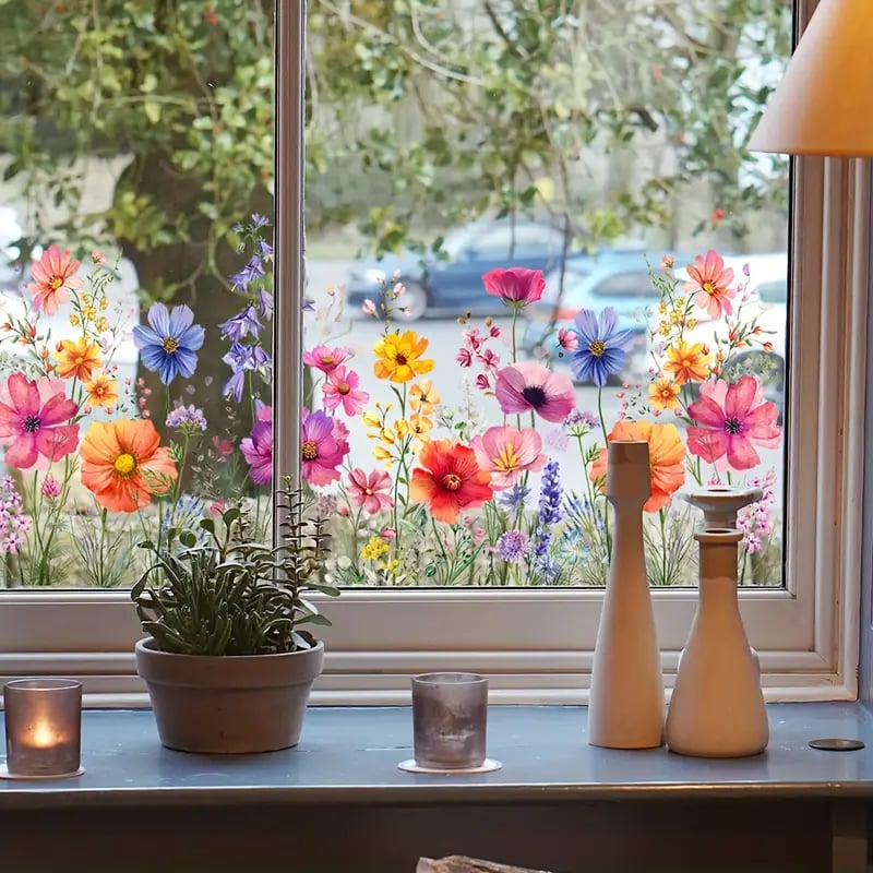 1+1 Free | FlowerSticky™ - Window Sticker