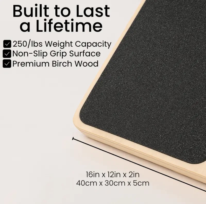 StretchWood™ – Portable Wooden Slant Board