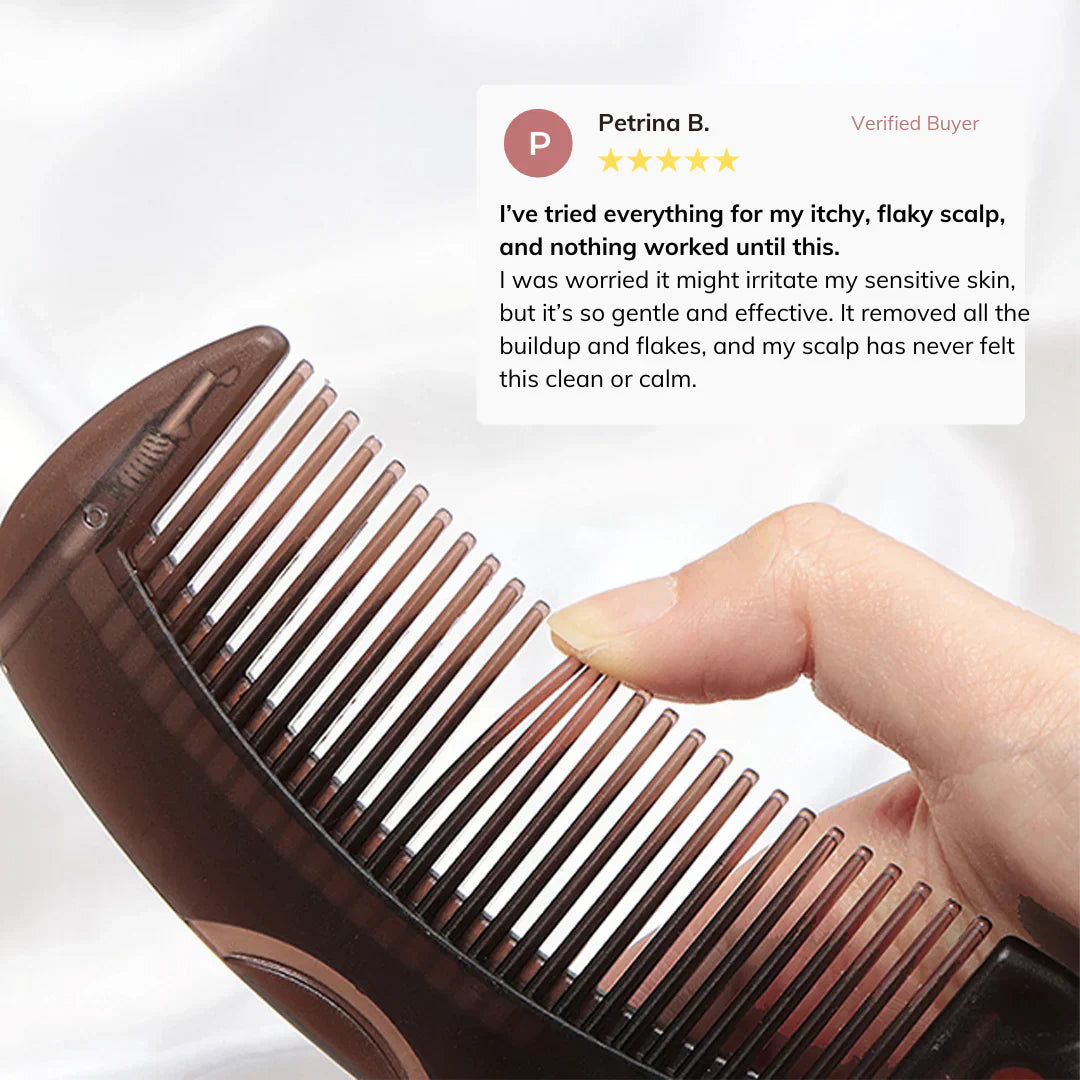 1+1 Free | MassageComber™ – Portable Scalp Massage Brush