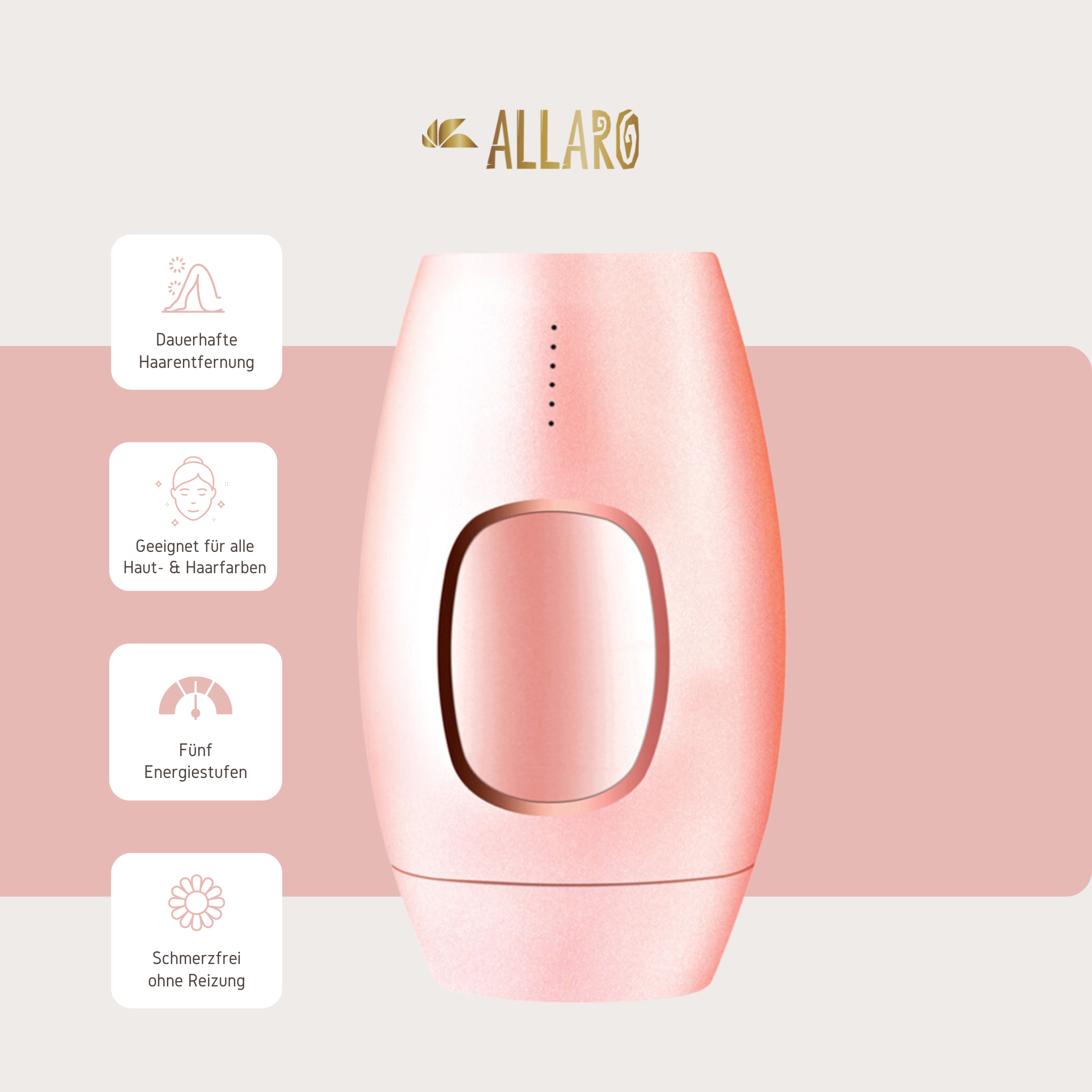 Laser-Hairaser™ - Sustainable hair removal with gentle laser beams