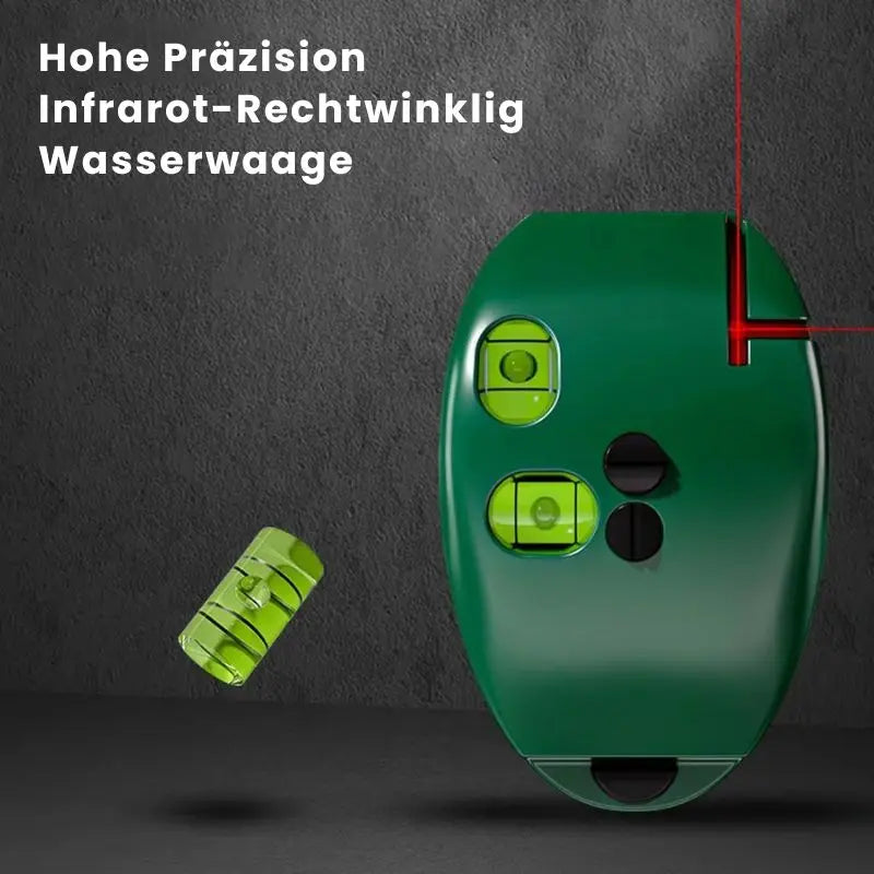 LaserAngle™ – 90° Laser Spirit Level for Precise Wall and Floor Alignment