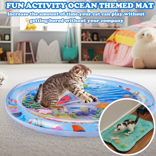 PuddlePlay™ – Cooling Sensory water mat for Cats