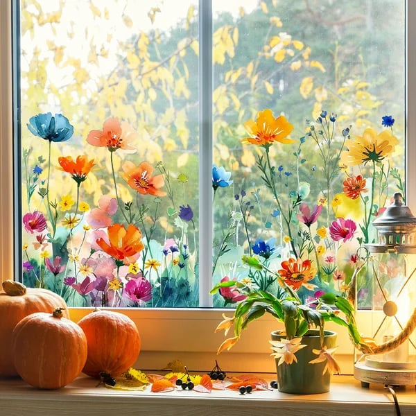 1+1 Free | FlowerSticky™ - Window Sticker