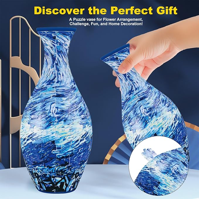 VasePure™ – Puzzle Flower Vase that holds Real Water
