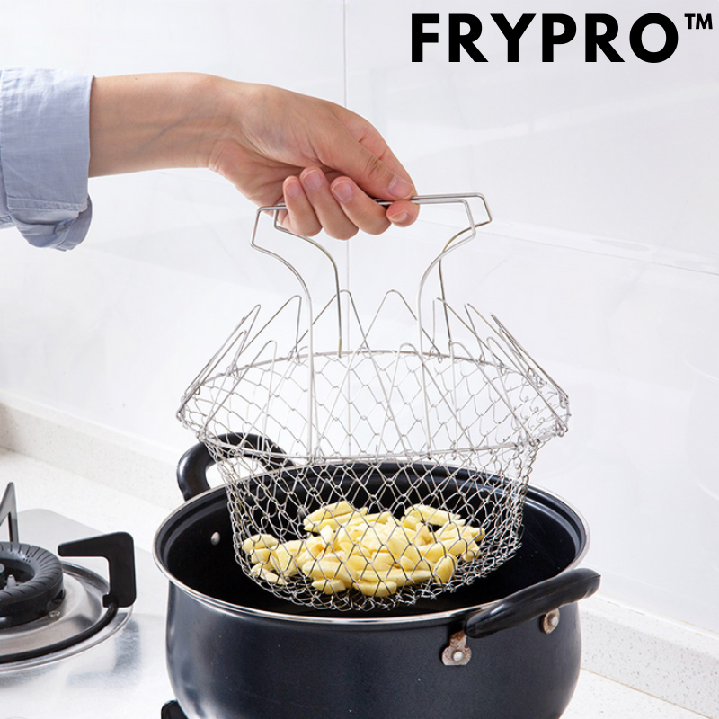ProFry™ – Multi-purpose Stainless Steel Fryer, Steamer and Colander