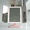 MirrorGlam™ – Elegant three-way fold-out LED make-up mirror