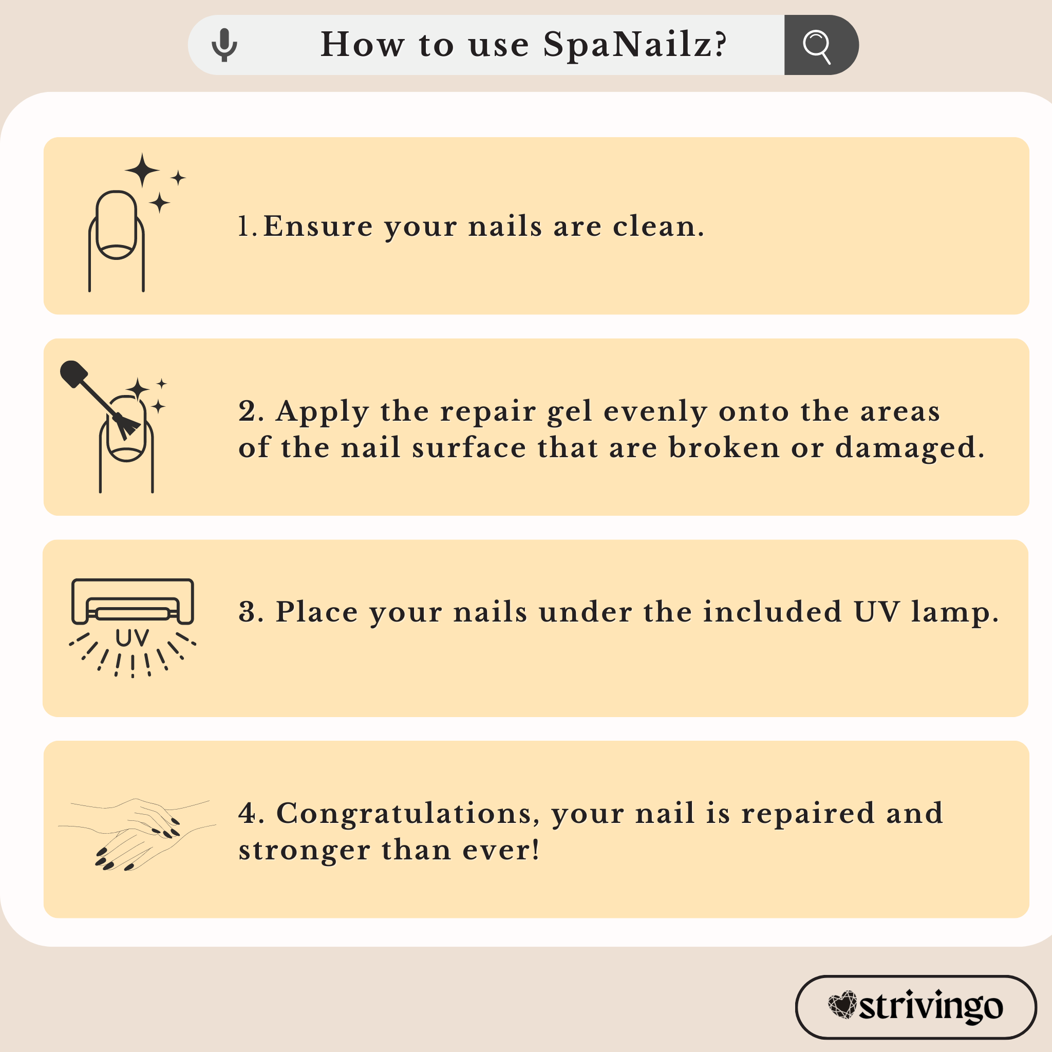 SpaNails™ – 3-in-1 Nail Repair Set