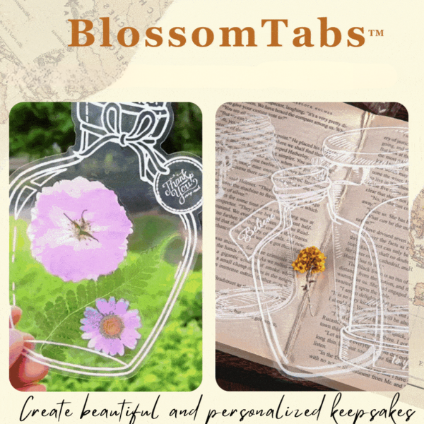 20+20 Free | BlossomStore™ – Spring DIY Book Stickers for Book Lovers