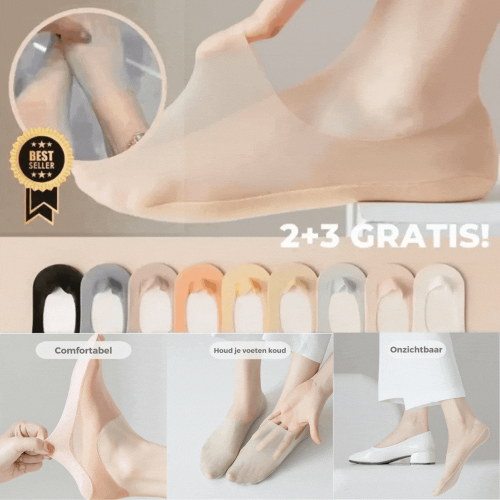 2+3 Free | StrideCool™ – Invisible socks made from Ice Silk