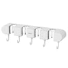 HoldSafeBar™ – Wall-Mounted Mop and Broom Holder with Hooks