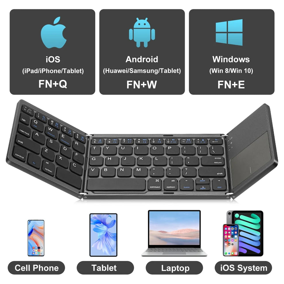 KeyPorta™ - Ultra-compact and Highly Portable Keyboard