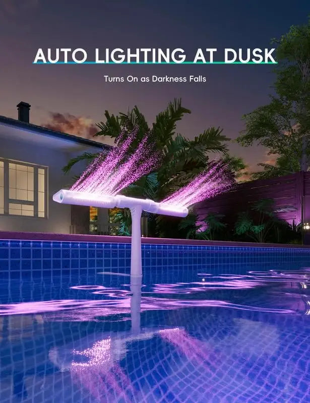 PoolFountainFun™ – Solar LED Pool Fountain