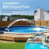 PoolFountainFun™ – Solar LED Pool Fountain