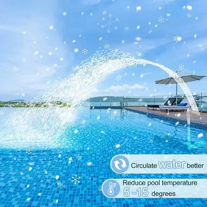 PoolFountainFun™ – Solar LED Pool Fountain