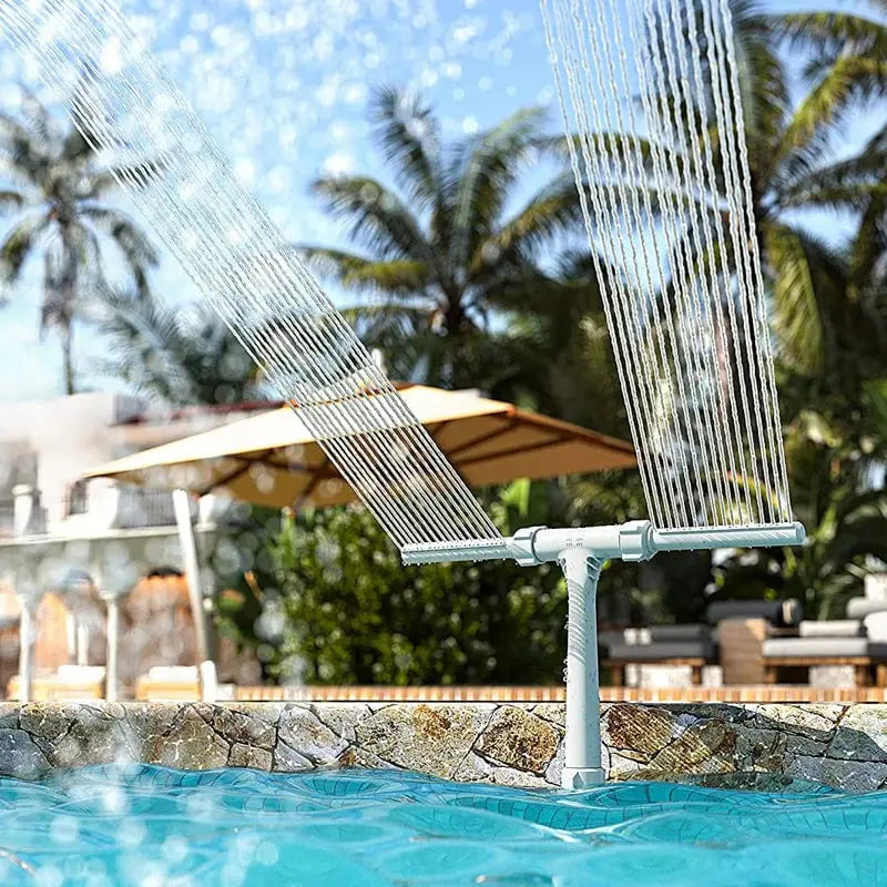 PoolFountainFun™ – Solar LED Pool Fountain