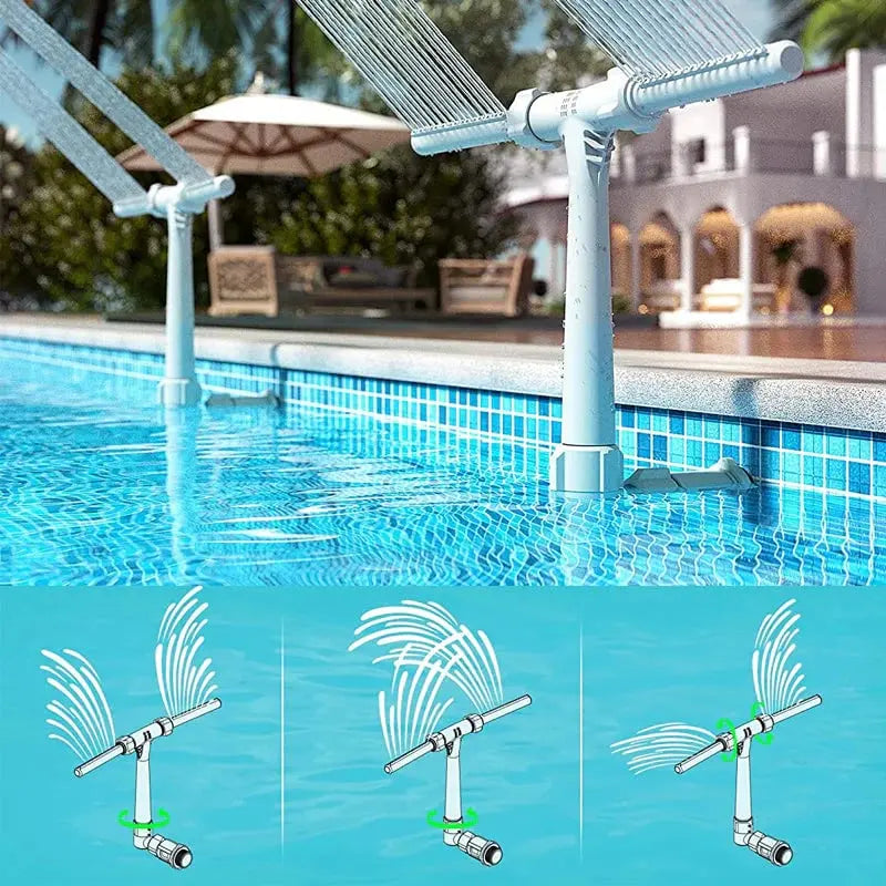 PoolFountainFun™ – Solar LED Pool Fountain