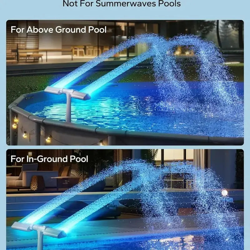 PoolFountainFun™ – Solar LED Pool Fountain