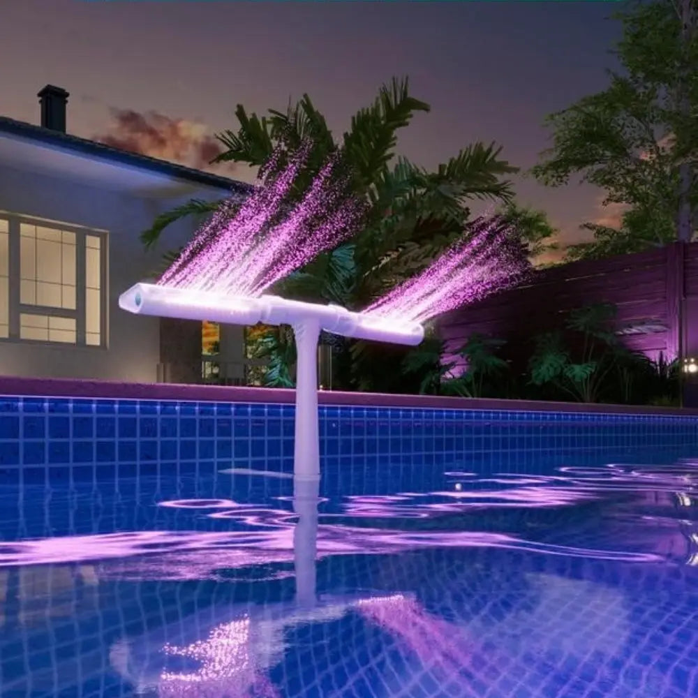 PoolFountainFun™ – Solar LED Pool Fountain