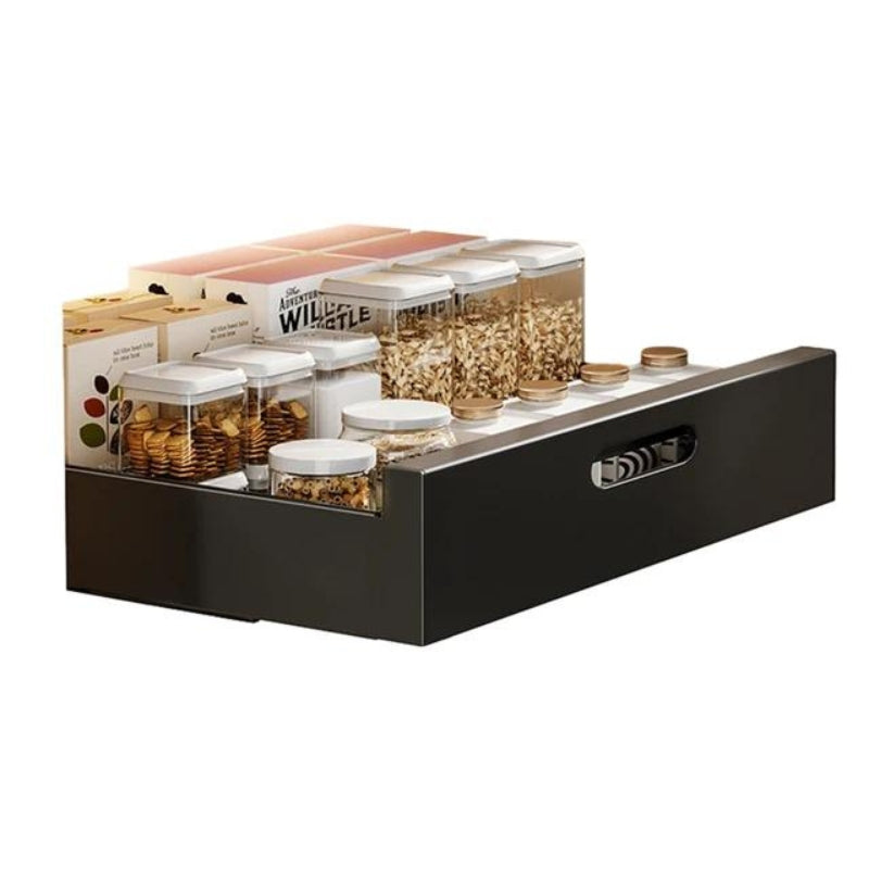 LuxeDraw™ – Adjustable Kitchen Organizer with Integrated Drawer